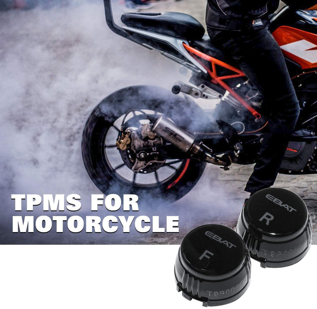 Motorcycle Tpms With Compass Dustproof Power Saving Lcd Screen